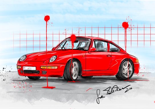 Porsche rot